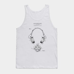 HEADPHONES patent Tank Top